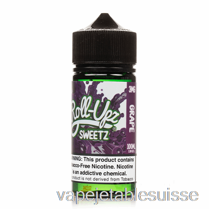 Vape Suisse Raisin - Juice Roll-upz E-liquide - 100ml 6mg